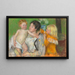 Pesun jälkeen - Mary Cassatt — kehystetty taideteos seinällä