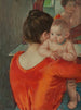 Charles katsoo äidin olkapään yli - Mary Cassatt — näkymä teoksesta