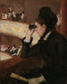 Dans la loge - Mary Cassatt — näkymä teoksesta