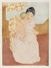 Caresse maternelle - Mary Cassatt — näkymä teoksesta