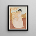 Caresse maternelle - Mary Cassatt — kehystetty taideteos seinällä