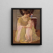Mère et enfant avec un foulard rose - Mary Cassatt — kehystetty taideteos seinällä