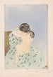 Äidin suudelma - Mary Cassatt — näkymä teoksesta