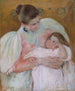 Infirmière et enfant - Mary Cassatt — näkymä teoksesta