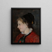 Portrait de Madame Sisley - Mary Cassatt — kehystetty taideteos seinällä