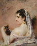 Fille romaine - Mary Cassatt — näkymä teoksesta