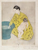 Le bain - Mary Cassatt — näkymä teoksesta