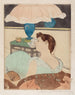 La lampe - Mary Cassatt — näkymä teoksesta