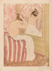 La coiffure - Mary Cassatt — näkymä teoksesta