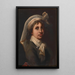 Portrait d'une fille - Mary Henry — kehystetty taideteos seinällä