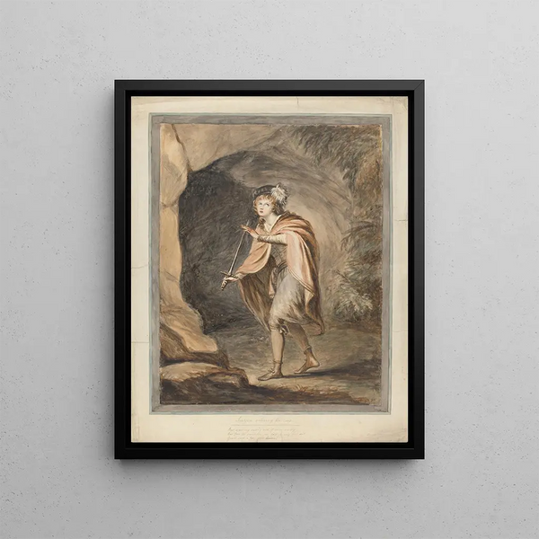 Mary Hoare - Imogen Entering the Cave Cymbeline Act III Scene VI.webp