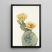Figuier de Barbarie du Missouri Opuntia polyacantha - Mary Vaux Walcott — kehystetty taideteos seinällä