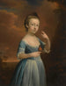 Portrait d'une fille avec un rouge-gorge - Mason Chamberlin — näkymä teoksesta