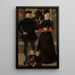 Thomas Gerritzn Doesburch et Claesje Hendricksdr Roeclaes avec leurs filles - Maître du Portrait de Famille d'Anvers — kehystetty taideteos seinällä