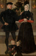Thomas Gerritzn Doesburch et Claesje Hendricksdr Roeclaes avec leurs filles - Maître du Portrait de Famille d'Anvers — näkymä teoksesta