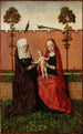 Vierge à l'Enfant et sainte Anne - Maître de la Sibylle Tiburtine — näkymä teoksesta