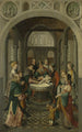 Panneau de retable avec Circoncision du Christ au verso Résurrection du Christ - Maître d'Alkmaar — näkymä teoksesta