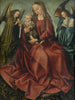 La Vierge et l'Enfant entre deux anges - Maître de Francfort — näkymä teoksesta