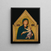 Vierge à l'Enfant - Maître de Sainte Cécile — kehystetty taideteos seinällä