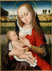 Vierge à l'Enfant - Maître de la Légende de Sainte Catherine — näkymä teoksesta