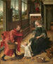 La Sainte Famille - Maître de la Légende de Sainte Madeleine — näkymä teoksesta