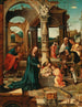 L'Adoration of the Shepherds - Master of the Adoration von Groote — näkymä teoksesta