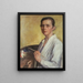 Autoportrait - Mathilde Battenberg — kehystetty taideteos seinällä