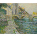 Maalauksen jäljennös Aamuharmaa, Moret - Henri Le Sidaner