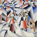 Aamu kylässä lumimyräkän jälkeen - Kazimir Malevich — esillä sisätilassa