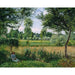 Maalauksen jäljennös Aamu, auringonpaisteen vaikutus, Éragny - Camille Pissarro