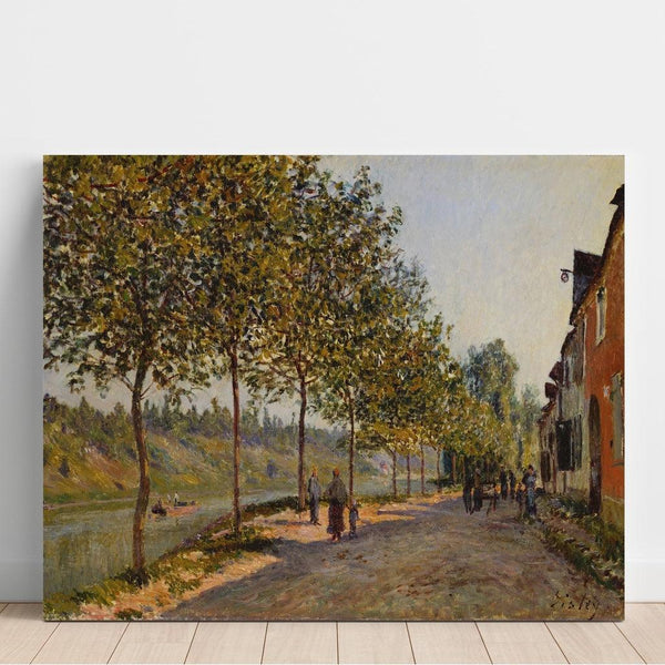 Maalauksen jäljennös Kesäkuun aamupäivä Saint-Mammèsissä - Alfred Sisley