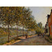 Maalauksen jäljennös Kesäkuun aamupäivä Saint-Mammèsissä - Alfred Sisley