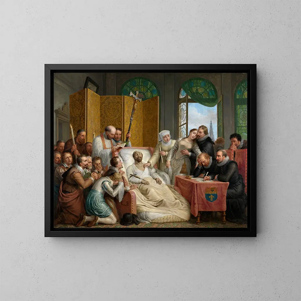 La mort de Pierre-Paul Rubens - Mattheus Ignatius van Bree — kehystetty taideteos seinällä