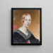 Portrait d'une dame aux cheveux roux - Matthias Grilhofer — kehystetty taideteos seinällä