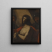 Le Christ couronné d'épines - Mattia Preti — kehystetty taideteos seinällä