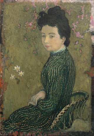 Maurice Denis - Eva Meurier in a Green Dress.webp