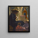 Intimité ou Ravaudeuse à la fenêtre - Maurice Denis — kehystetty taideteos seinällä