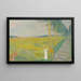 maaseudun maisemasta - Maurice Denis — kehystetty taideteos seinällä