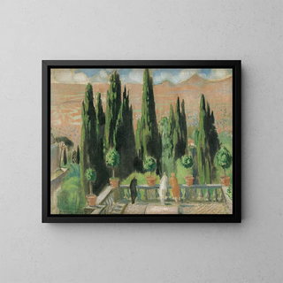 Villa d'Este - Maurice Denis — kehystetty taideteos seinällä