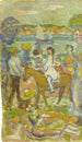 Groupe de figures avec âne - Maurice Prendergast — näkymä teoksesta