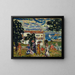 Village de la Nouvelle-Angleterre - Maurice Prendergast — kehystetty taideteos seinällä
