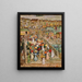 Pont de paille - Maurice Prendergast — kehystetty taideteos seinällä