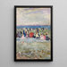 Plage de Revere - Maurice Prendergast — kehystetty taideteos seinällä