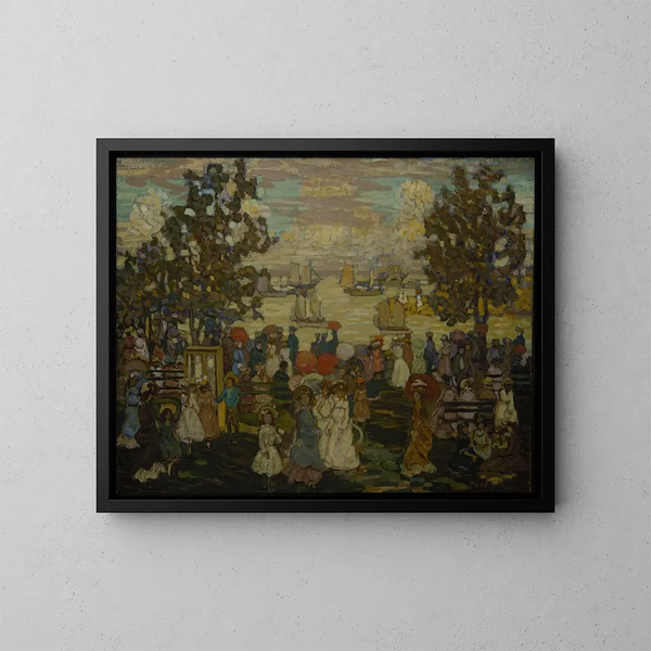 Salem Willows - Maurice Prendergast — kehystetty taideteos seinällä