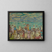 La Plage - Maurice Prendergast — kehystetty taideteos seinällä