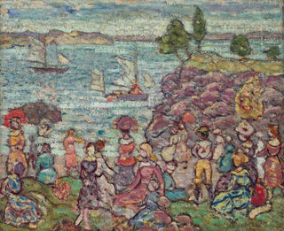 La Course de Bateaux - Maurice Prendergast — näkymä teoksesta