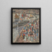 Le Quai Venise - Maurice Prendergast — kehystetty taideteos seinällä
