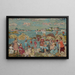 Le Rivage - Maurice Prendergast — kehystetty taideteos seinällä