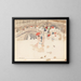 Parapluies sous la pluie à Venise - Maurice Prendergast — kehystetty taideteos seinällä