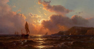 Mauritz Frederick Hendrick de Haas - Early Morning Off the Coast.webp